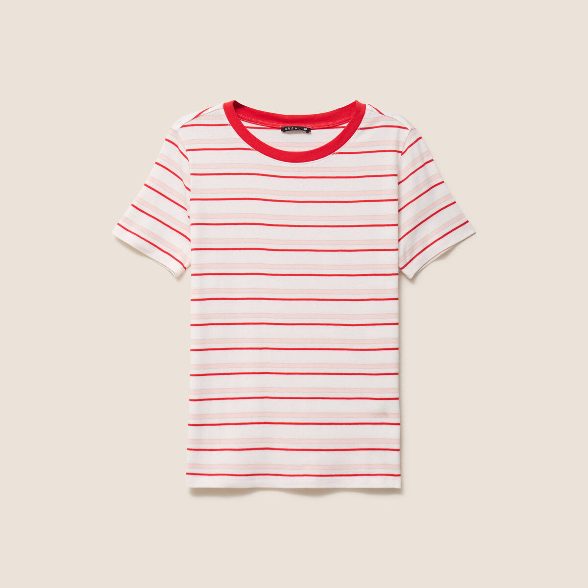 T-shirt manches courtes rose femme