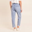 Jean coupe mom 7/8&egrave;me denim double stone femme