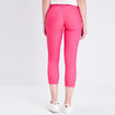 Pantacourt taille standard rose framboise femme