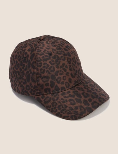Casquette marron femme