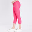 Pantacourt taille standard rose framboise femme