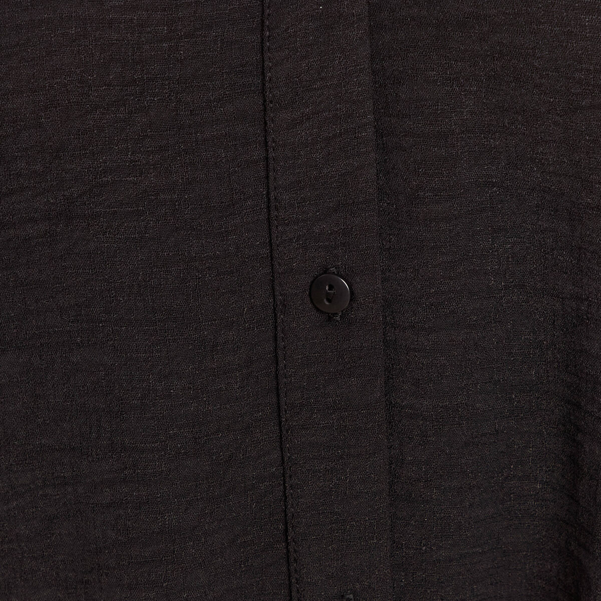 Robe sans manches col rond aspect daim noir femme