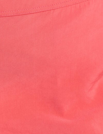 Pantalon chino large 7/8&egrave;me rouge femme