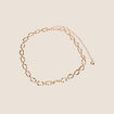 Ceinture fine couleur or femme