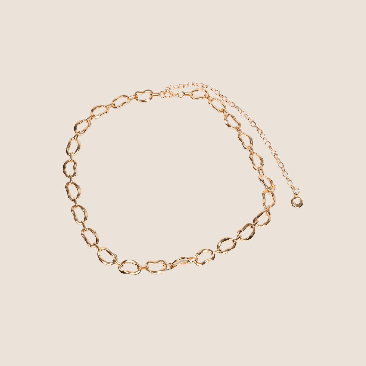 Ceinture fine couleur or femme