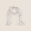 &Eacute;charpe aspect laineux beige femme
