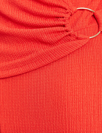 Combinaison pantalon rouge femme