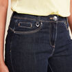 Jean coupe droite 7/8&egrave;me denim brut femme