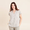 Chemise sans manches vert kaki femme