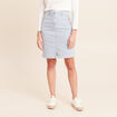 Jupe taille haute bleu femme