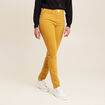 Jean magique L'Unique coupe ajust&eacute;e jaune femme