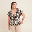 T-shirt manches courtes noir femme