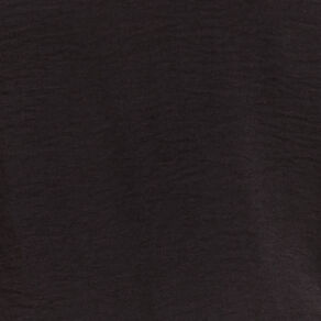 Blouse fluide manches courtes noir femme