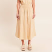 Jupe beige femme