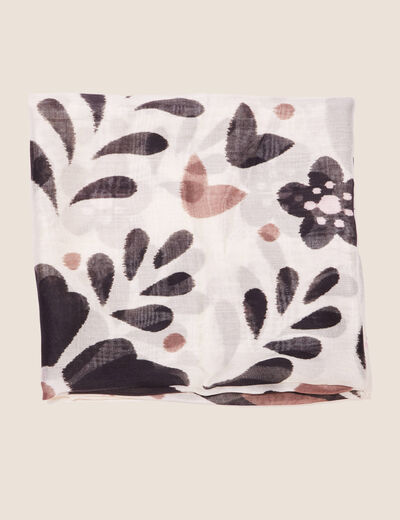 Foulard ecru femme