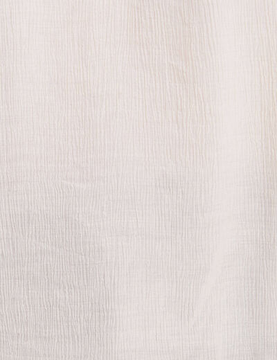 Blouse manches 3/4 ivoire femme