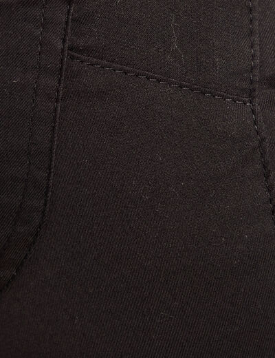 Pantalon léger taille standard 7/8ème noir femme