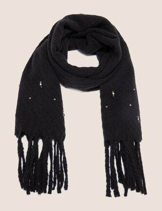 &Eacute;charpe noir femme