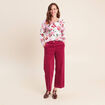 Pull manches longues multicolore femme