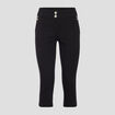 Pantacourt ajusté noir femme