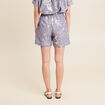 Short taille haute bleu lavande femme