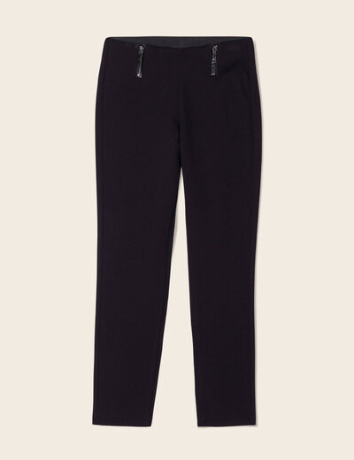Pantalon tregging 7/8ème noir femme