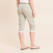 Pantacourt coupe mom large vert femme