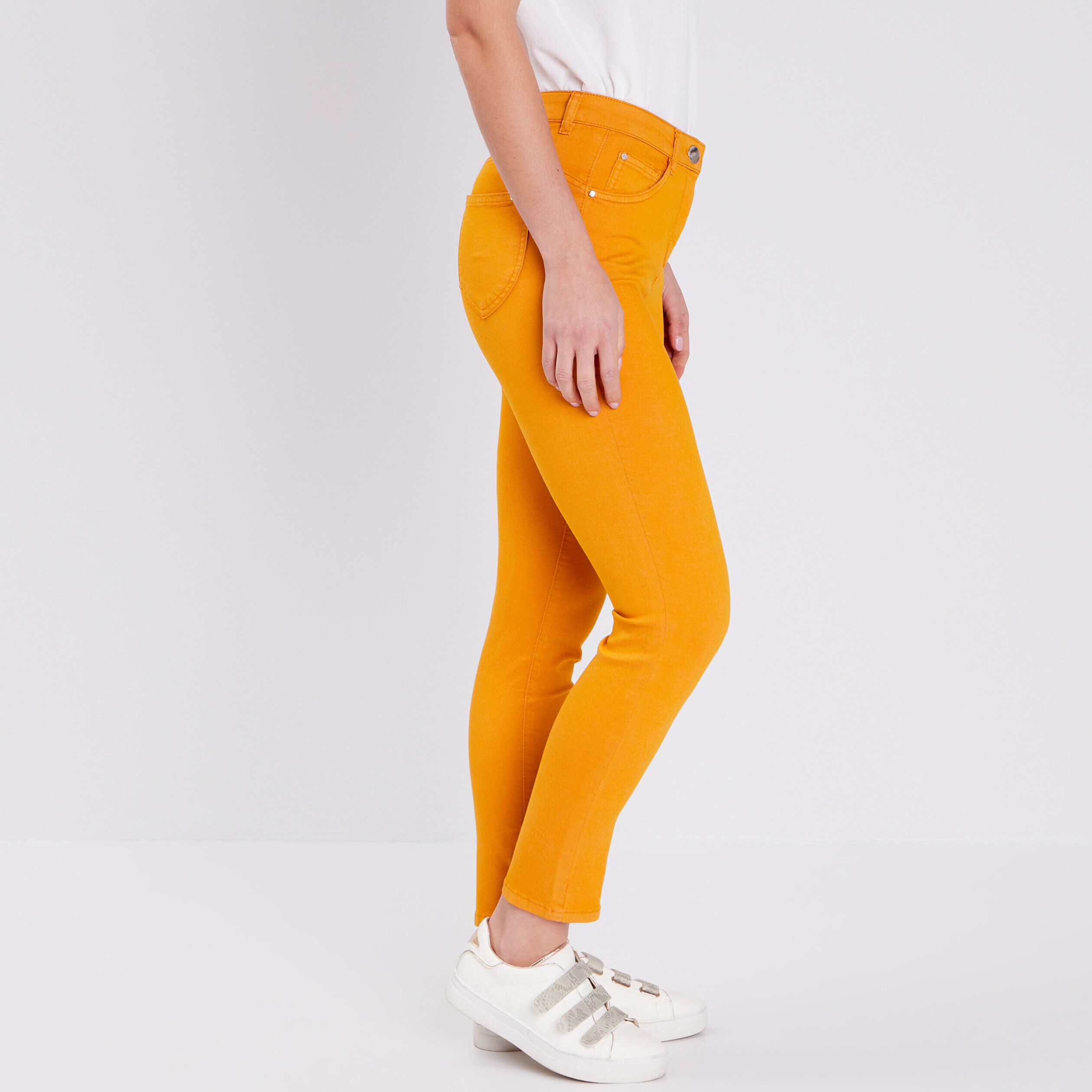 Jeans deals femme jaune