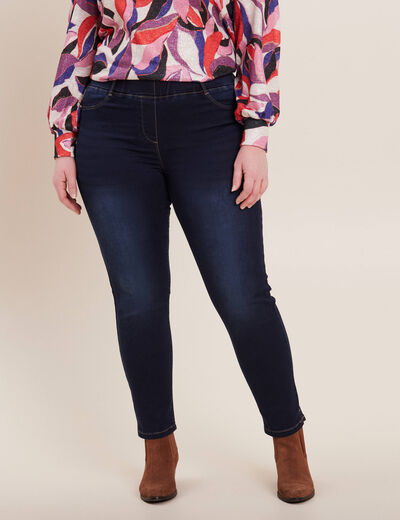 Tregging taille standard denim brut femme