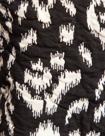 Gilet droit court sans manches noir femme