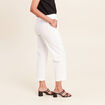 Pantalon mom blanc femme