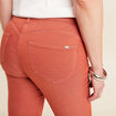 Pantalon léger taille standard 7/8ème vieux rose femme