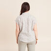 Chemise sans manches vert kaki femme