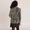 Blouse manches longues vert femme