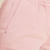 Pantacourt coupe mom large rose pastel femme