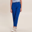 Pantalon urbain 7/8&egrave;me bleu electrique femme