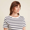 T-shirt manches courtes blanc femme