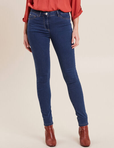 Jeans léger taille standard long denim double stone femme