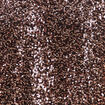 T-shirt &agrave; sequins manches coudes marron fonc&eacute; femme