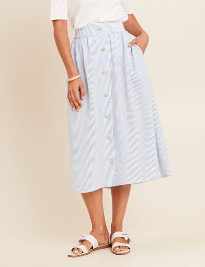 Jupe bleu femme