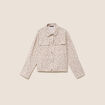 Chemise esprit veste blanc femme