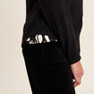 T-shirt manches longues noir femme