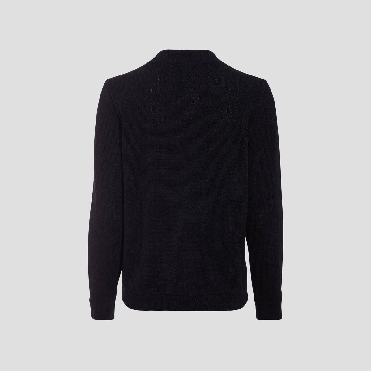 Gilet manches longues zippé noir femme