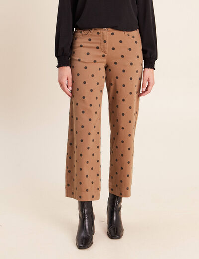 Pantalon magique l'unique marron femme