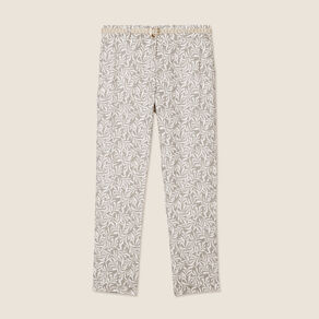 Pantalon à ceinture vert kaki femme