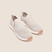 Baskets chaussettes sable femme