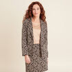 Veste esprit tailleur noir femme