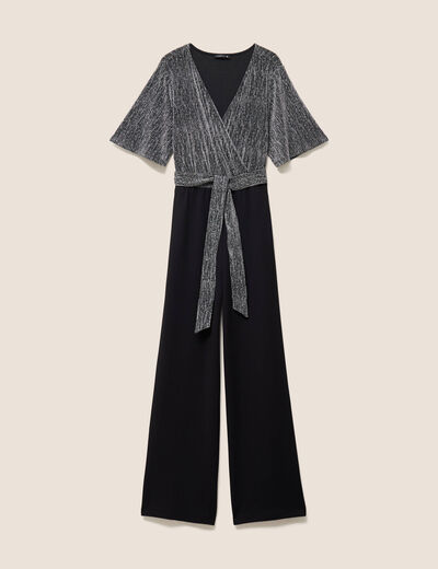 Combinaison gris argent femme
