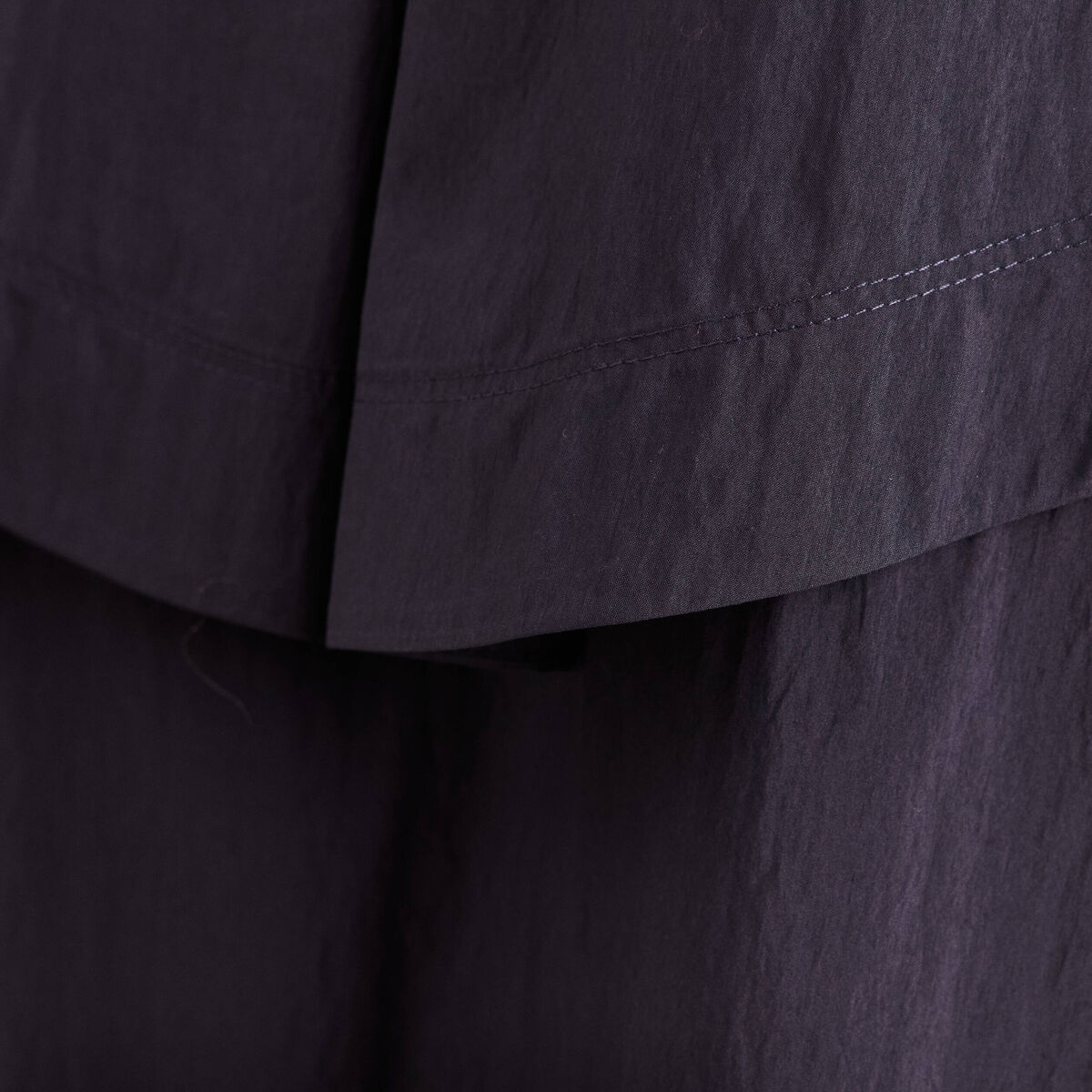 Parka cintr&eacute;e longue doubl&eacute;e bleu fonc&eacute; femme