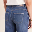 Jean bermuda taille haute denim denim stone femme